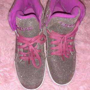 Pink Gold Heelys (Women's 7.5)